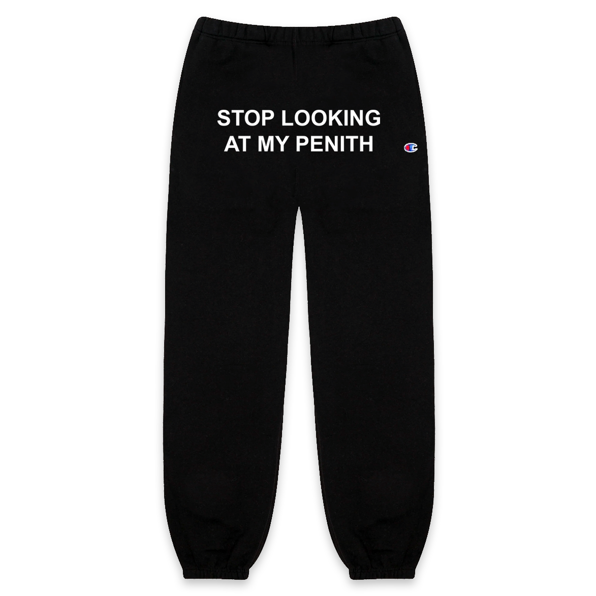 Look at my blank sweatpants sale